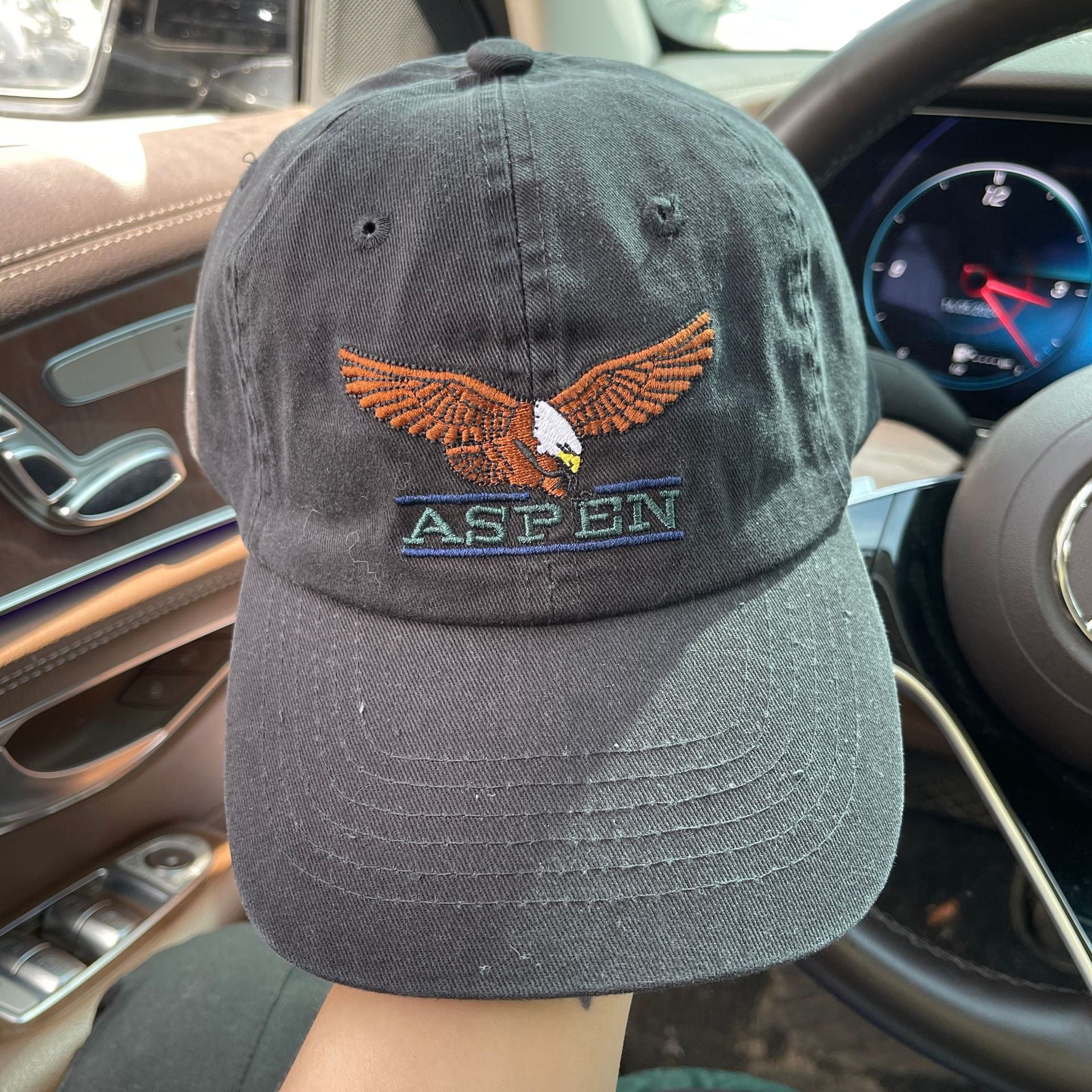 Boné Aspen Asas de Águia Brivella - Preto