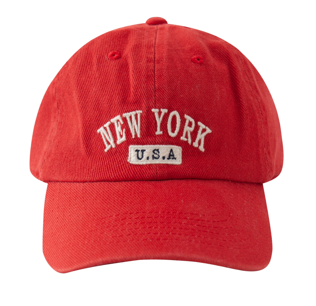 Boné Vintage NYC U.S.A. Brivella - Vermelho