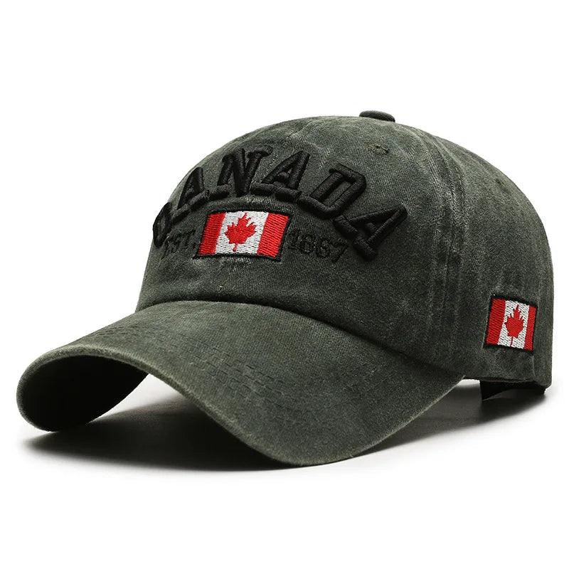 Boné Vintage Canadá Brivella - Verde