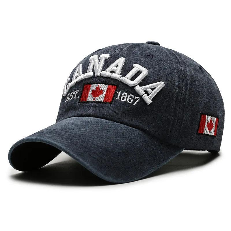 Boné Vintage Canadá Brivella - Azul