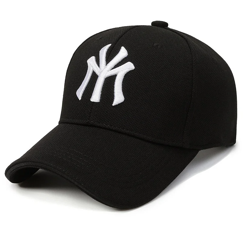 Boné NYC Clássico Brivella - Preto com Bordado Branco